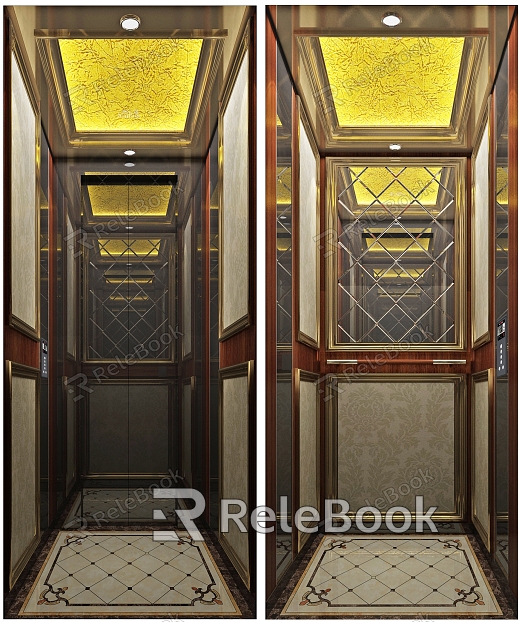 European-style Elevator Car Luxury Villa Ladder model