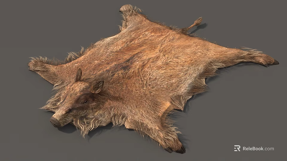 Natural Reptile Skin Display With Detailed Scales And Textured Surface 3d model 