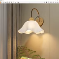 flower type wall lamp 3d model
