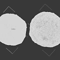 Natural Stone And Wood Material Spheres With Textured Surfaces For Design Display Purposes