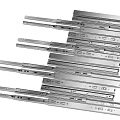 Heavy Duty Metal Drawer Slides With Ball Bearing For Furniture Hardware