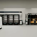 Unloading Smart Electric Vehicle CITY POD 3d model