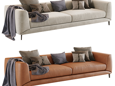 Modern double sofa model