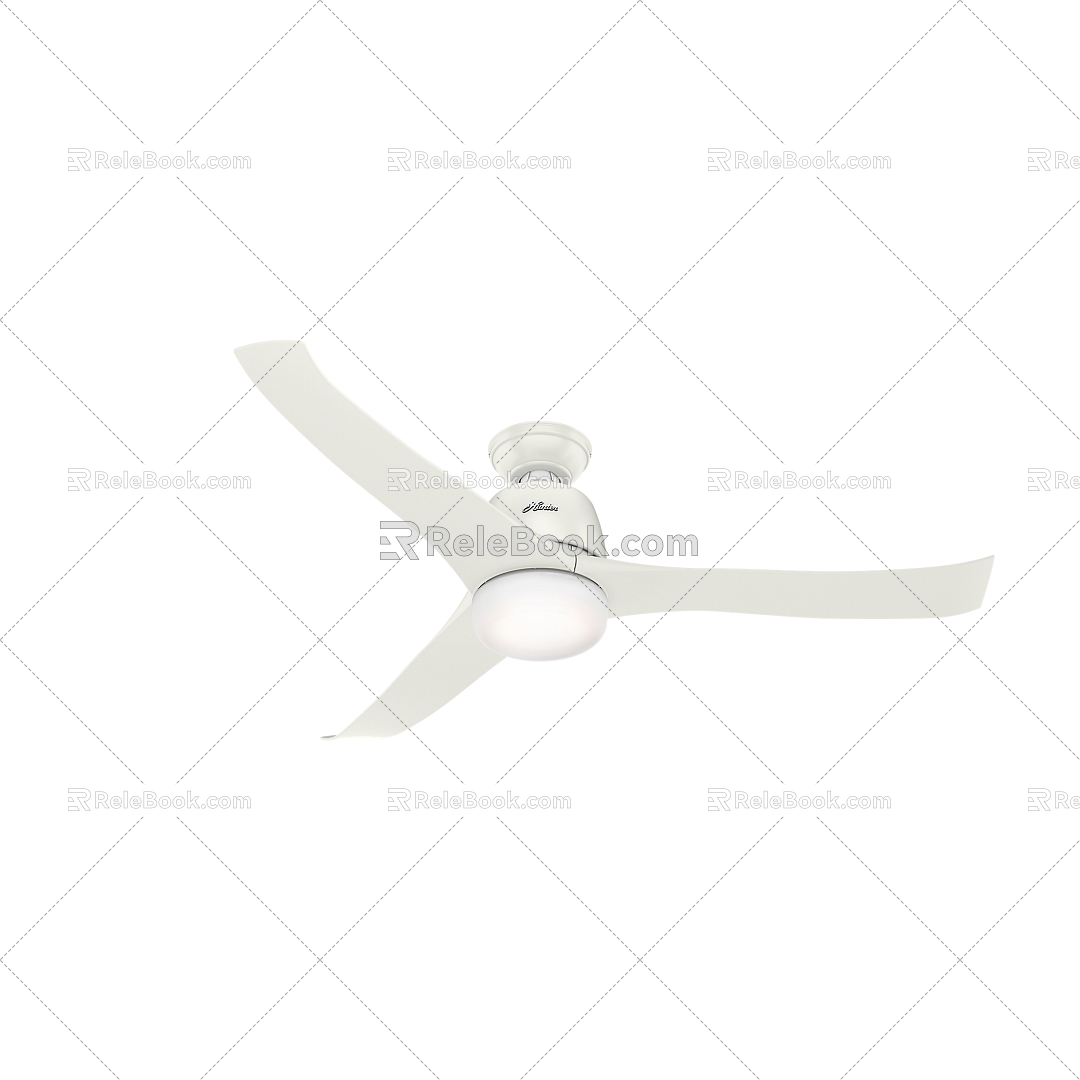 Modern ceiling fan modern ceiling fan 3d model