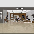 Stylish Clothing Store Interior With Mannequins Display Racks Soft Lighting And Wooden Decor