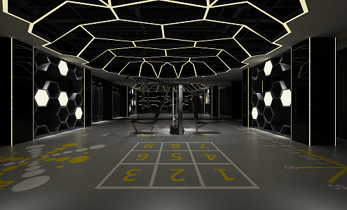 Modern Gym 3d model