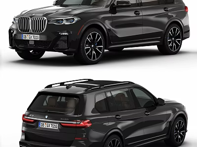 Hyundai BMW Cars 3d model