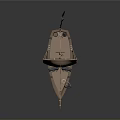 Detailed Wooden Pirate Ship Model With White Sail Jolly Roger Flag And Cannons