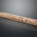 Wooden Stone Artisanal Decorative Object With Natural Grain And Smooth Polished Surface