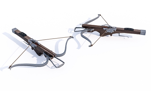 modern crossbow ancient weapon crossbow 3d model