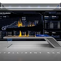 Advanced Commercial Equipment with Large Screen Data Visualization and Intelligent Console 3d model