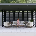Modern Pavilion Simple 3d model