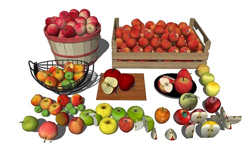 Modern Apple 3d model