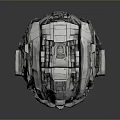 Sci-Fi Helmet Alien Helmet-Helmet High Tech Helmet Game Helmet 3d model