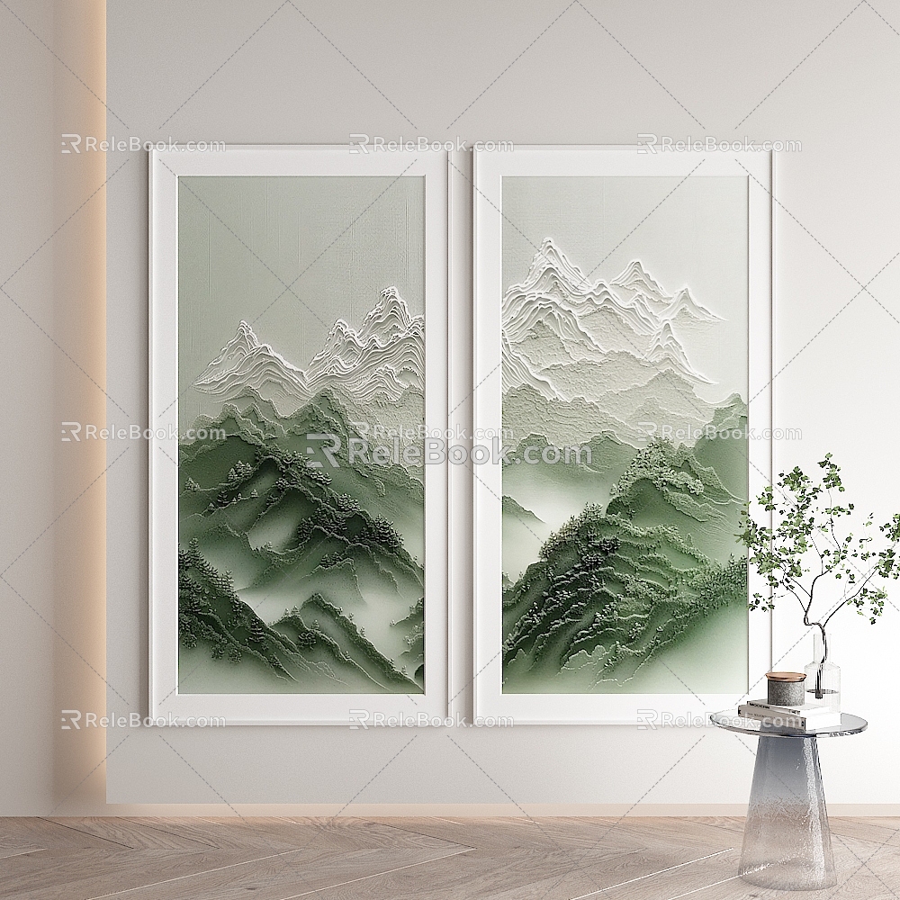 decorative painting 3d model