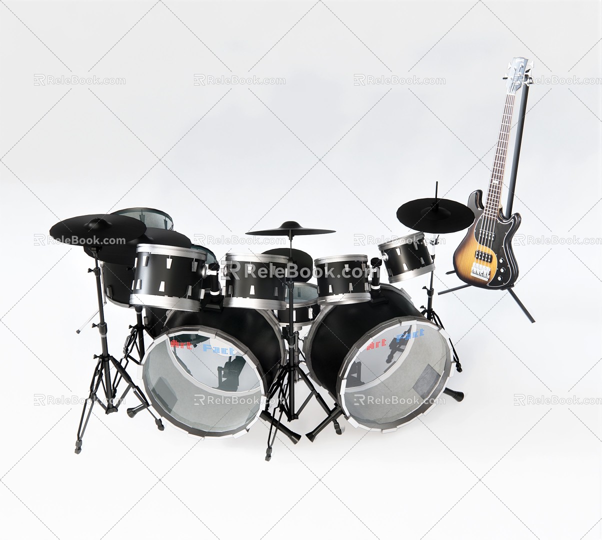 Modern Instrument Drums Guitar Rock Drums Electric Kee model