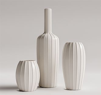 Modern Vase Ceramic Vase Ornaments 3d model