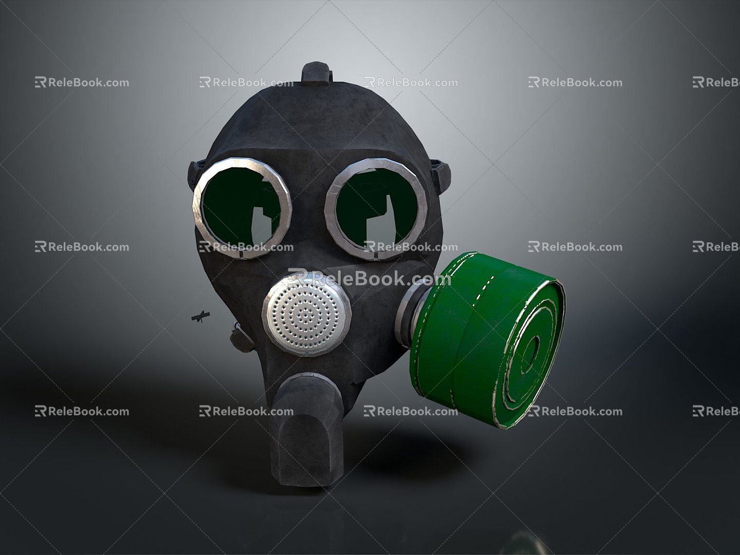 Gas Mask Science Fiction Gas Mask Gas Mask Respirator Breathing Mask Biochemical Mask Science Fiction Mask 3d model