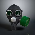 Gas Mask Science Fiction Gas Mask Gas Mask Respirator Breathing Mask Biochemical Mask Science Fiction Mask 3d model