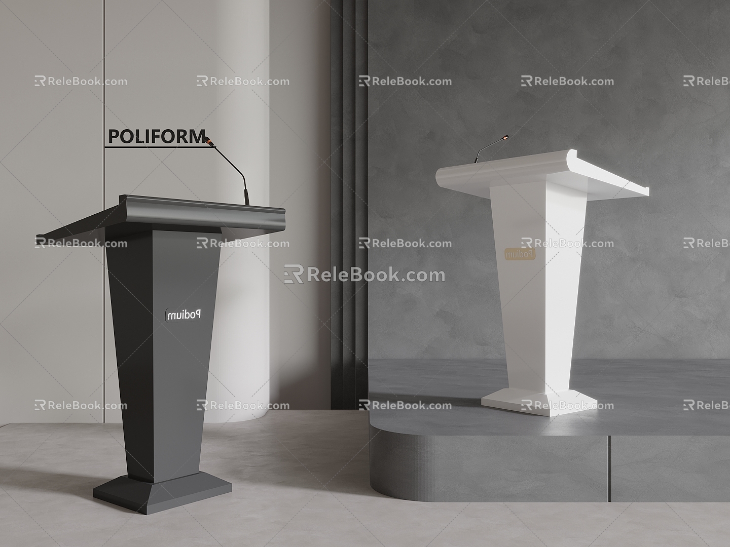 Podium 3d model