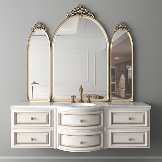 Bathroom Cabinet Bathroom Cabinet Washstand 3d model