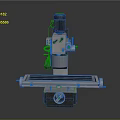 Industrial Precision Drill Milling Machine With Metal Worktable And Motor Base