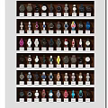 Modern Watch Shelf 3d model