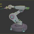 Modern Mechanical Arm Robot Arm Mechanical Arm Robot Arm Robot 3d model