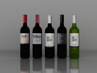 Luzhou Laojiao imported wine 3d model