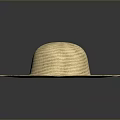 Lightweight Beige Woven Wide Brim Straw Hat For Summer Sun Protection