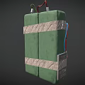 C4 Bomb Fixed Bomb Package 3d model