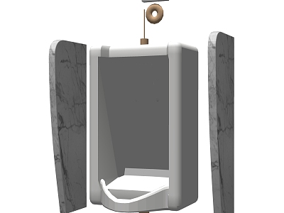 Modern Urinal Toilet model