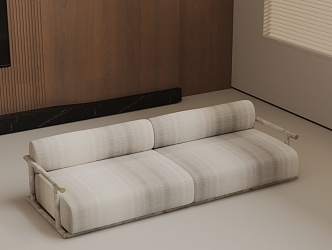 Three-seat sofa 3d model