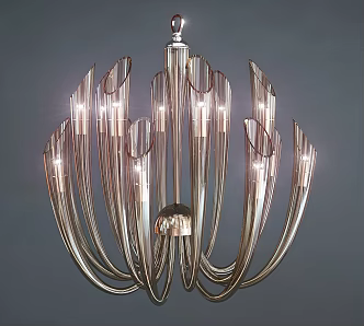 Light Luxury Chandelier Decorative Chandelier Modern Chandelier Italian Style Chandelier Glass Chandelier Rose Gold Chandelier Metal Chandelier Duplex Chandelier Pick Empty Chandelier Entrance Chandelier 3d model