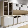 Modern Classroom Computer Classroom 3d model