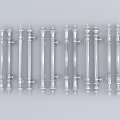 Sturdy Silver Metal Handles With Various Designs For Furniture And Cabinets