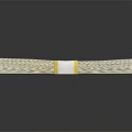 Decorative Ornament Set Featuring Dollar Bill Design Decor With Yellow Tape Binding Details