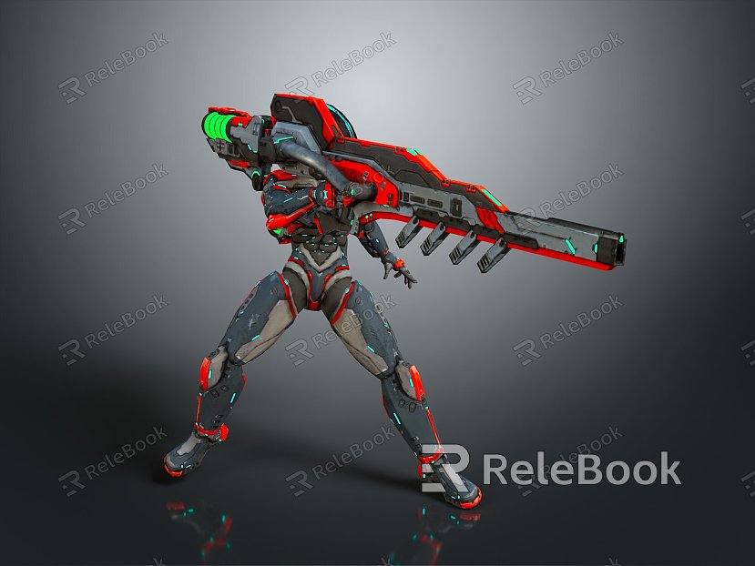 Mech Warrior Mech Soldier Machine Battlearm Mechanical Battlearm Machine Fighter Robot model