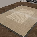 Middle Style Carpet Square Blanket 3d model