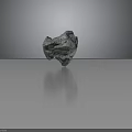Natural Raw Stone With Rough Surface And Textured Irregular Shape For Decoration