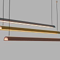 Modern Linear Pendant Lights in Various Colors with Hanging Design and Illuminated Glow