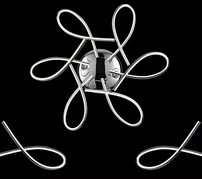 Special-shaped Modern Wall Light With Unique Metal Curved Design For Indoor Decor 3d model