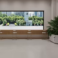 Modern Bright Dessert Shop Interior With Product Displays And Counters