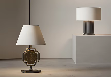 New Chinese Style Table Lamp 3d model