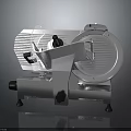 Stainless Steel Commercial Electric Meat Slicer With Sharp Blade And Stable Base