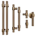 Modern Brass Furniture Handles With Long Short Styles And Designs For Cabinets Doors