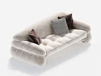 Double sofa 3d model