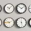 Modern clock wall clock 3d model