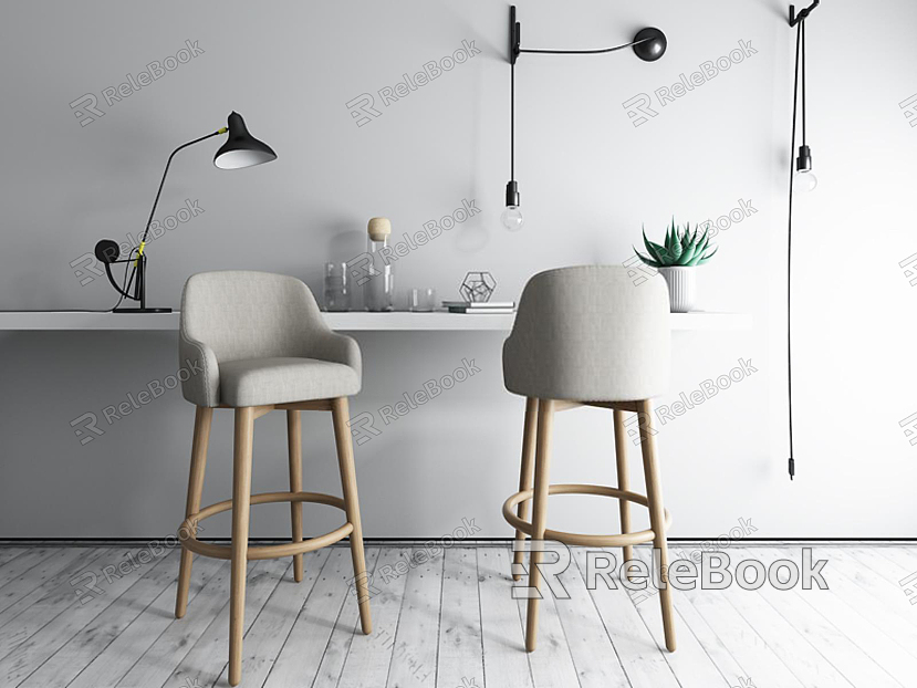 Nordic Bar Chair model