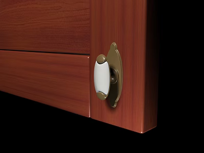 Modern handle cabinet antique handle 3d model